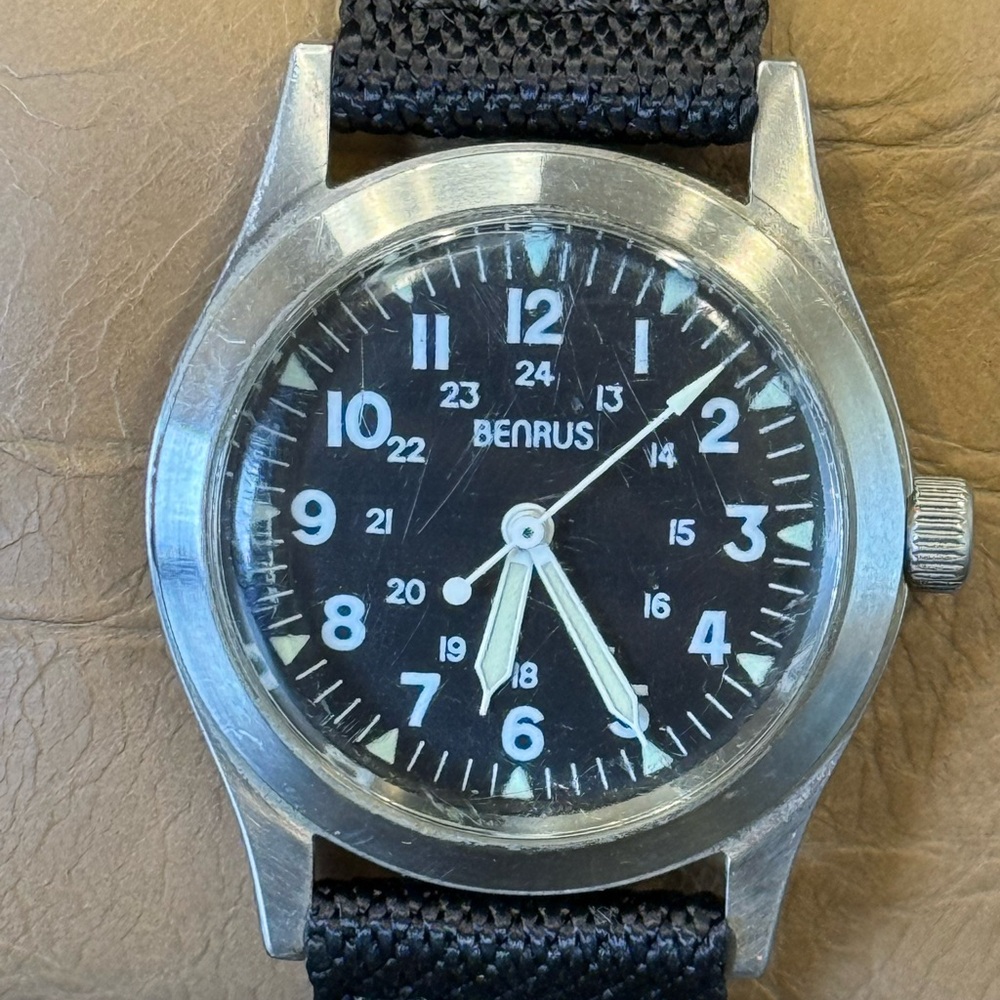 Benrus MIL-W-46374 Field Style Reissue Watch Military Handwind Watch PLEASE READ - Picture 3 of 10